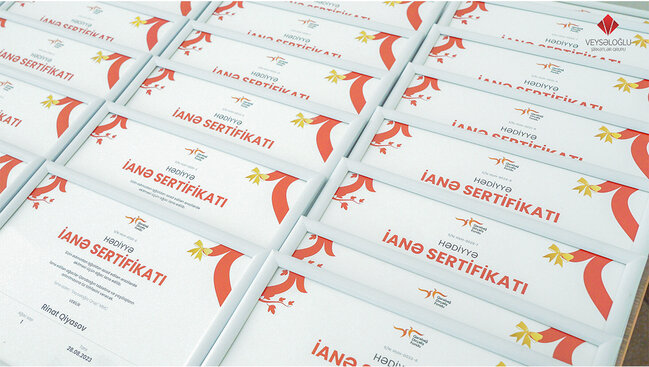 "Veysəloğlu" əməkdaşlarının uğur qazanan övladlarını mükafatlandırdı