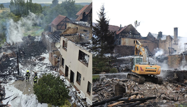 Almaniyada ildırım 18 nəfəri evsiz qoydu