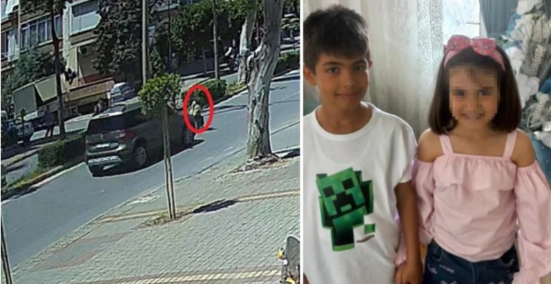 Əl-ələ tutub məktəbdən çıxan bacı-qardaşı maşın vurdu - VİDEO