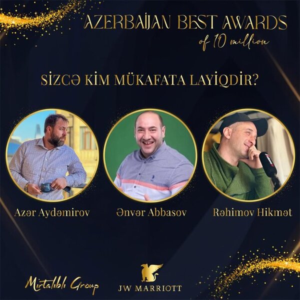 Sahələrinin ən yaxşıları "Azerbaijan Best Awards"da seçiləcək