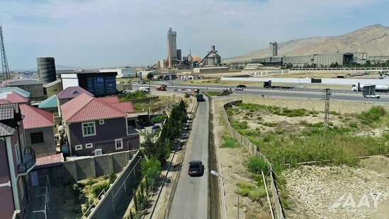 Bakının Qaradağ rayonunda 3 km-lik yolun təmirinə başlanılıb