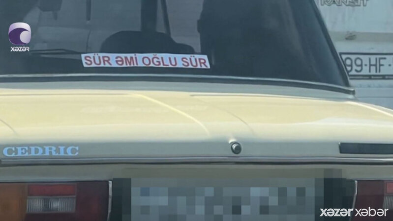 Avtomobilə bu yazıları yazanları hansı məsuliyyət gözləyir? - VİDEO