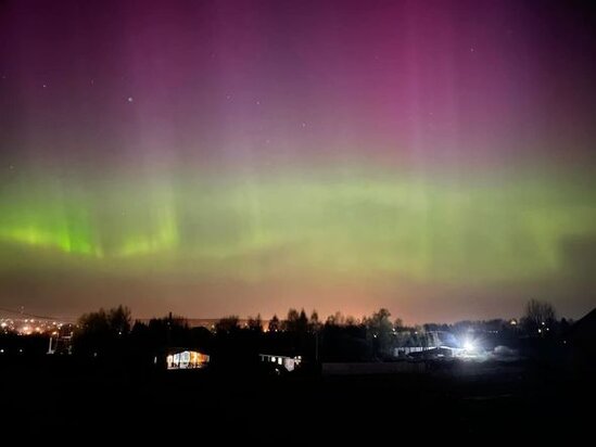 Rusiya səmasında "Qütb parıltısı" göründü - FOTO/VİDEO