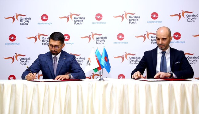 Qarabağ Dirçəliş Fondu və "Azərlotereya" "Hər şey Qarabağ üçün" şüarı altında birgə layihəyə start verdilər
