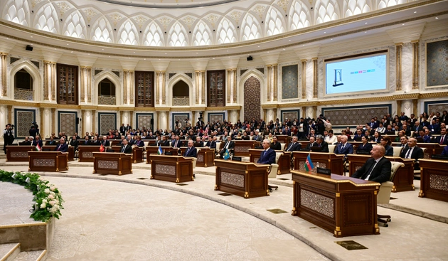 Prezident İlham Əliyev Daşkənddə "Gələcəyin İrsi" Beynəlxalq Mükafatının təqdimat mərasimində iştirak edib