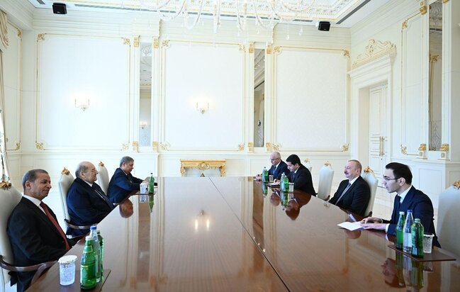 Prezident İlham Əliyev Misir Senatının sədrini qəbul edib - YENİLƏNİB