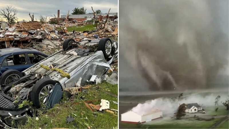 ABŞ-də tornado fəlakəti: Çox sayda insan həyatını itirib