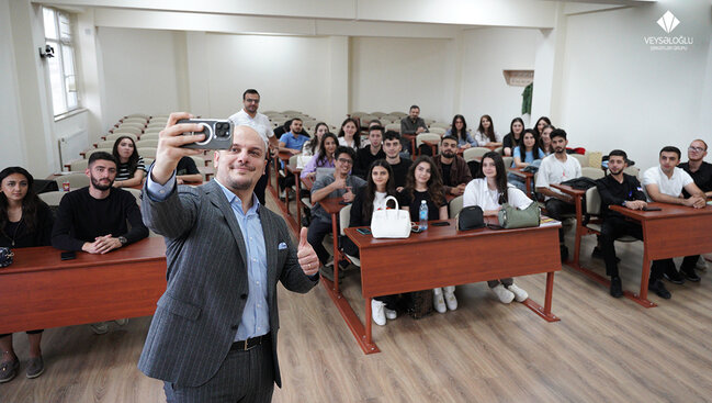 "Veysəloğlu" rəhbərləri gənclərlə biznes təcrübələrini bölüşür-Yeni layihə