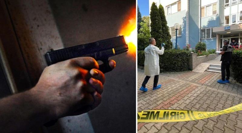 Qonşusunu arvadı və uşağının yanında güllələdi