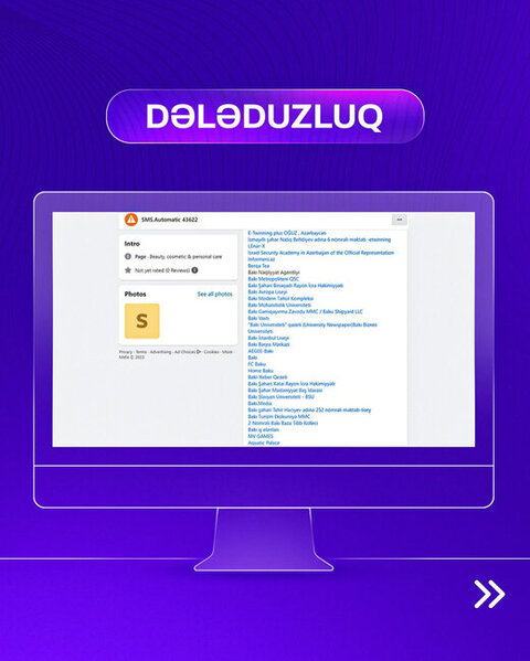 Azərbaycanda "Facebook" istifadəçilərinə Dövlət Xidməti tərəfindən XƏBƏRDARLIQ - FOTO