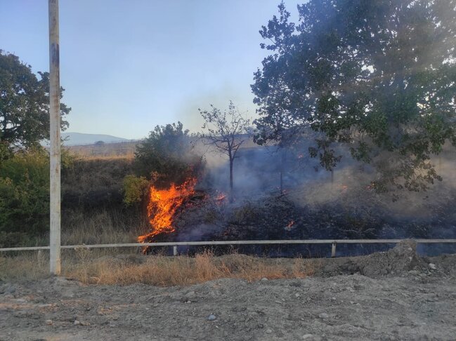 Şabrandakı yanğında 13 ev yandı - FOTOLAR
