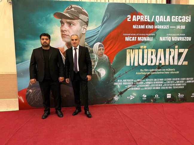 Milli Qəhrəman Mübariz İbrahimovun həyatına həsr edilən "Mübariz" filmi təqdim olundu