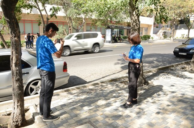 Birgə monitorinqlər Nəsimi rayonunda davam etdirilib