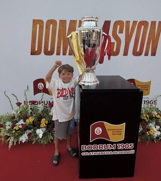 Zamiq və oğlu Fatih Terimlə bir arada - Fotolar