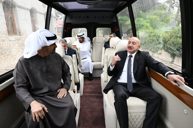 Prezidentlər Şuşada Milli Xalça Muzeyində - Fotolar - Yenilənib