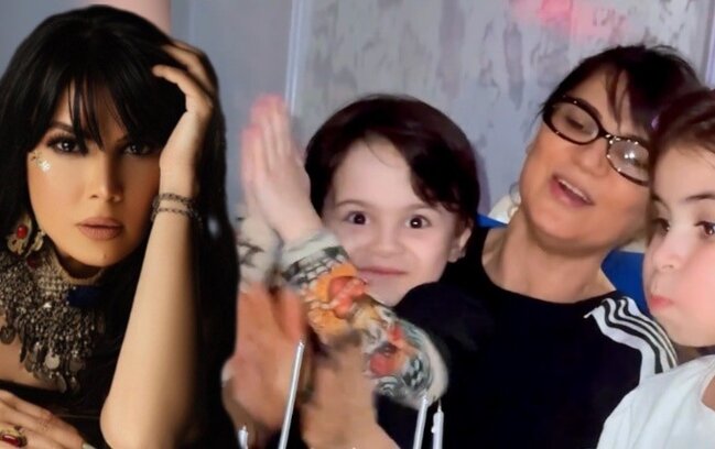 Natavan oğluna ad günü etdi - Video