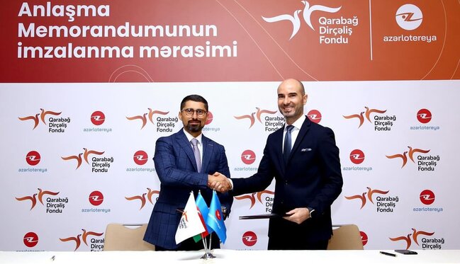 Qarabağ Dirçəliş Fondu və "Azərlotereya" "Hər şey Qarabağ üçün" şüarı altında birgə layihəyə start verdilər