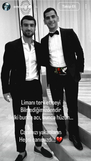 Mahir Emrelidən ölən dayısı oğlu ilə bağlı PAYLAŞIM - FOTO