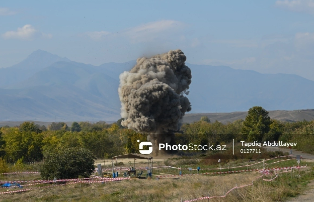 Ağdərədə mina partladı: Xəsarət alan var