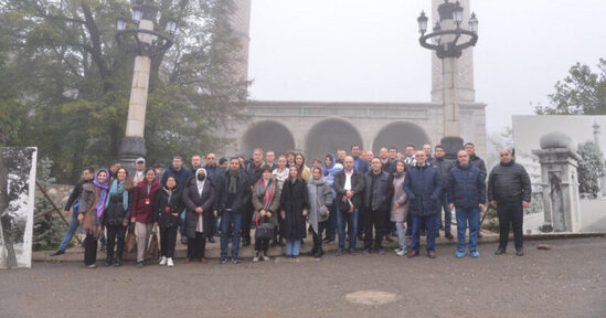 Diplomatlar və əcnəbi jurnalistlər Şuşada tarixi-dini abidələri ziyarət etdilər - FOTO