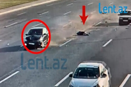 Bakıda maşın süpürgəçini belə vurdu - ANBAAN VİDEO