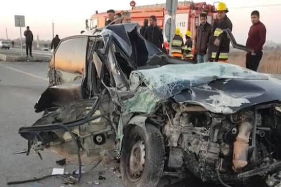 Ağdaşda AĞIR QƏZA: Biri polis olmaqla 3 nəfər öldü -YENİLƏNİB