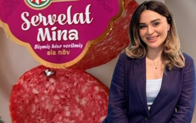 Aldığı kolbasanın içindən dəmir parçası çıxdı - Video