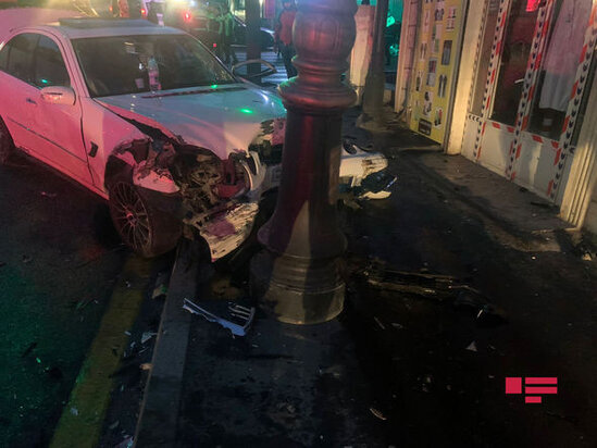 Bakıda qəzaya düşən polislərin vəziyyəti AÇIQLANDI - YENİLƏNİB + FOTO