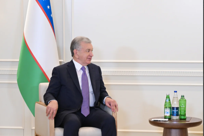 İlham Əliyev Şavkat Mirziyoyev ilə görüşüb - Foto/Video