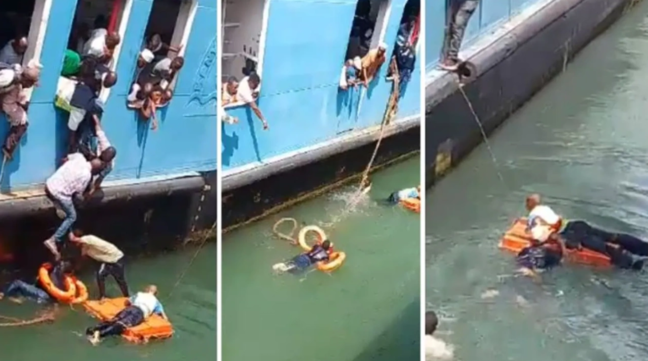 8 aylıq körpəsini dənizə atan qadın saxlanıldı - VİDEO