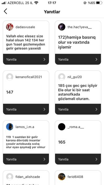 Əhali hansı avtobuslardan şikayətçidir? - SORĞU