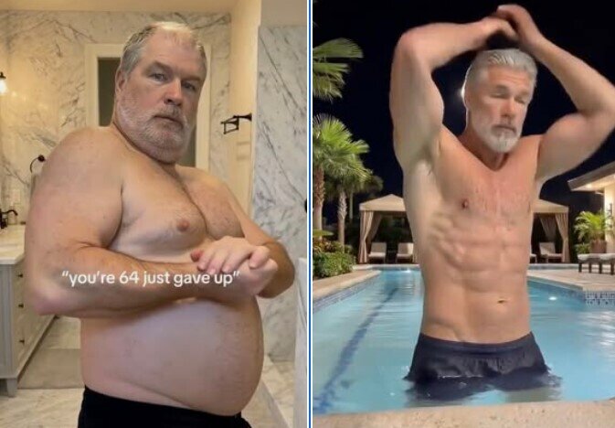 64 yaşında idmana başladı, dəyişimi milyonları təəccübləndirdi - VİDEO