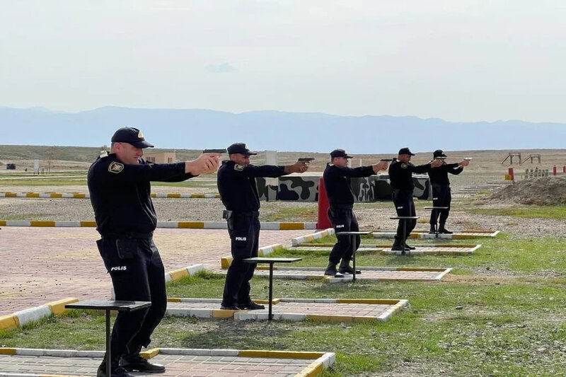 Naxçıvan DİN-in əməkdaşları atış təlimində iştirak ediblər