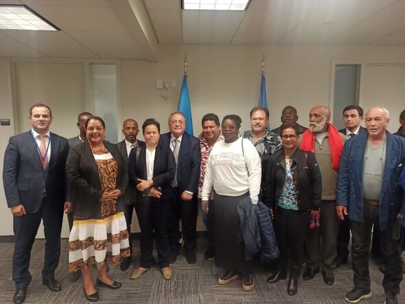 Azərbaycanın BMT-dəki nümayəndəsi Fransanın dənizaşırı ərazilərinin təmsilçiləri ilə görüşüb - FOTO