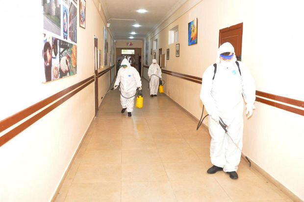 Qızılca ilə əlaqədar Bakı məktəblərində dezinfeksiya işləri aparılır