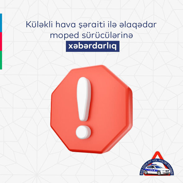 DYP-dən moped sürücülərinə XƏBƏRDARLIQ - FOTO