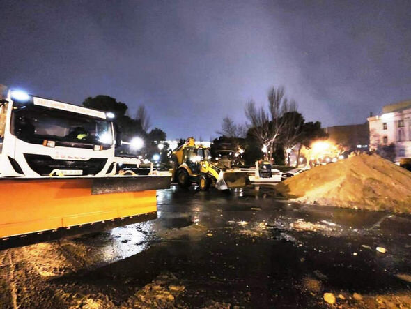 BŞİH-in kommunal strukturları gecə gücləndirilmiş iş rejimində çalışıblar - FOTO