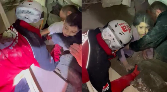 Sağ qalmaq üçün zamana qarşı yarışdılar - FOTOLAR