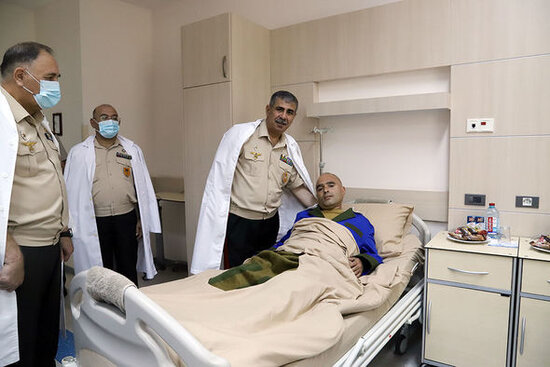 Zakir Həsənov yaralılarla görüşdü -- FOTO/VİDEO