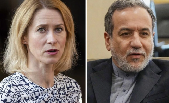 Əraqçi və Kallas Tehranın nüvə proqramını müzakirə ediblər