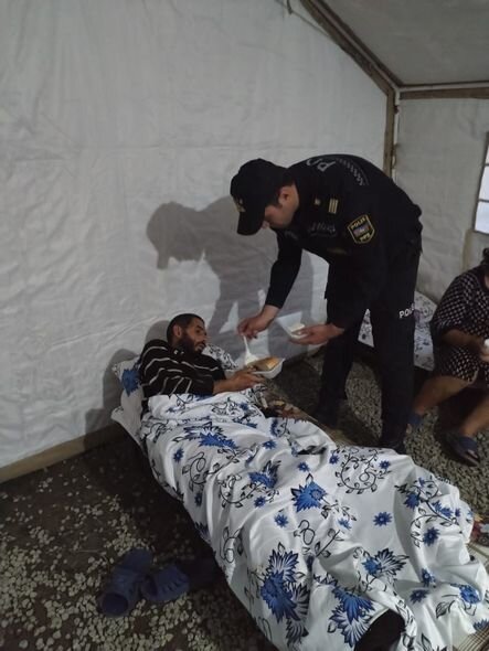 FHN Qarabağın erməniəsilli əhalisi üçün çadırlar qurub - FOTO