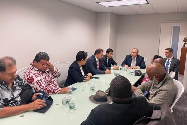 Azərbaycanın BMT-dəki nümayəndəsi Fransanın dənizaşırı ərazilərinin təmsilçiləri ilə görüşüb - FOTO