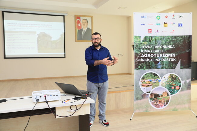 Tovuz rayonuda "Aqroturizm və qonaqlama xidmətinin təşkili" mövzusunda təlim keçirilib