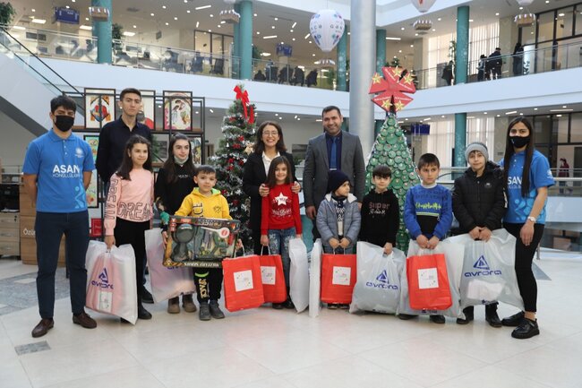 Avrora Qrup Yeni İl ərəfəsində "ASAN Məktub"la uşaqların arzularını reallaşdırıb - FOTO/VİDEO