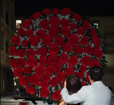 Şəhərdə səs-küy salan gülün sahibi o imiş - VİDEO