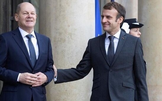 Almaniya və Fransa liderləri Ukrayna ətrafındakı vəziyyəti müzakirə ediblər