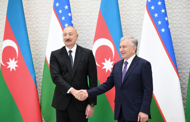 Daşkənddə Prezident İlham Əliyevin rəsmi qarşılanma mərasimi olub - FOTO