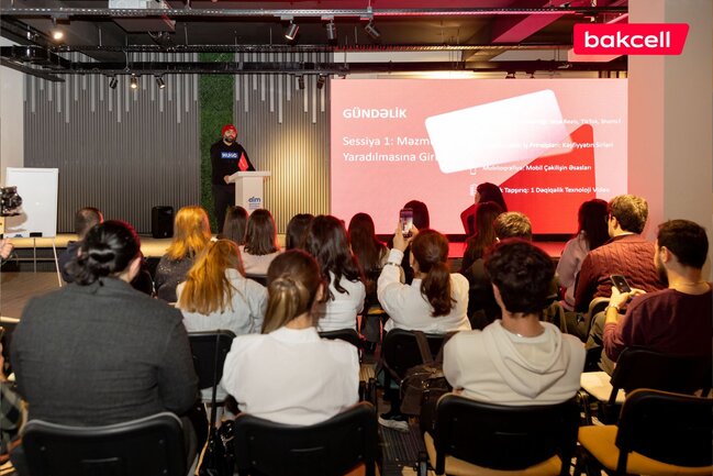 Bakcell texno-blogerlər üçün "Media Tech" təlimini həyata keçirdi