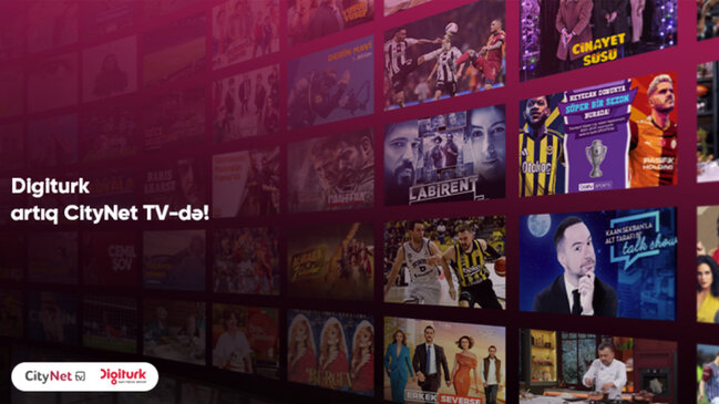 Türkiyənin premium televiziya platforması "Digiturk" artıq "CityNet TV"də