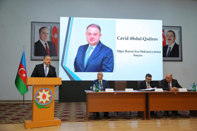 Oğuz RİH başçısının hesabat yığıncağı keçirilib